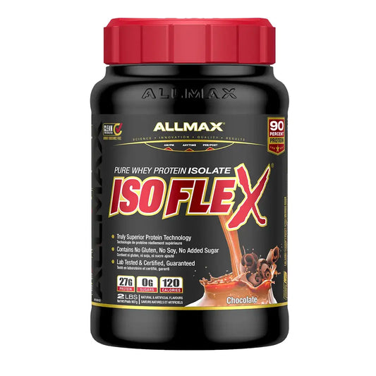 Allmax ISOFLEX – 2 Pounds (Vanilla, Chocolate, Cookies & Cream)