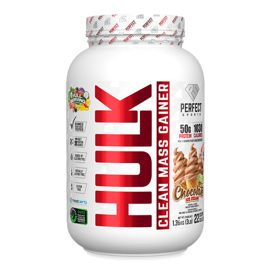 Perfect Sports Diesel Hulk Clean Mass Gainer – 3lbs (Vanilla Ice Cream & Chocolate)