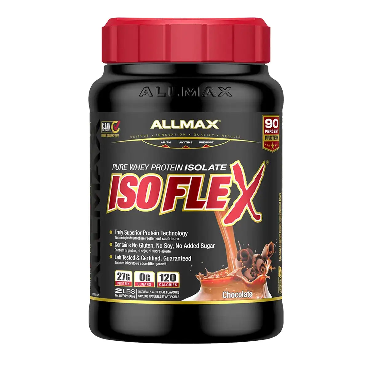Allmax ISOFLEX – 2 Pounds (Vanilla, Chocolate, Cookies & Cream)