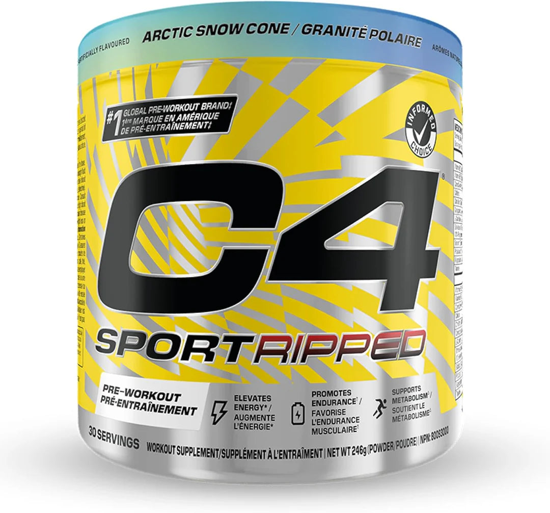 C4 Cellucor Sport Ripped – Arctic Snow Cone / Strawberry Watermelon (30 Servings)
