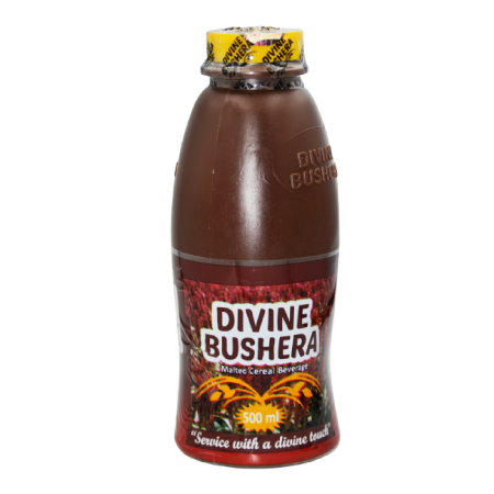 Divine Bushera Malt Cereal Beverage – 500ml (Uganda)