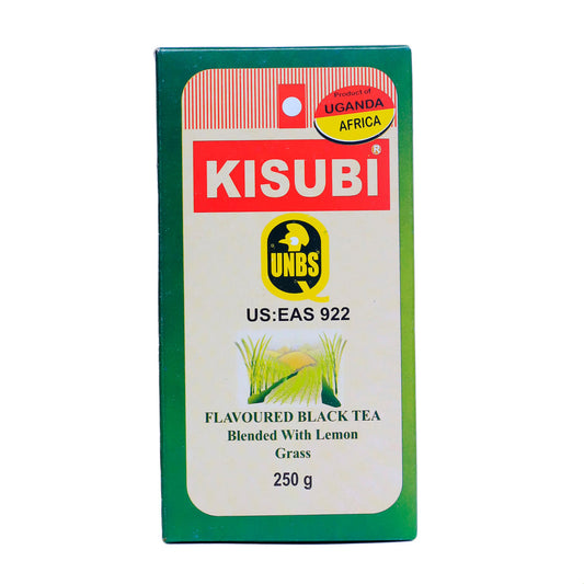 Kisubi Flavored Black Tea Blended with Lemon Grass – 250g (Ugandan Tea)