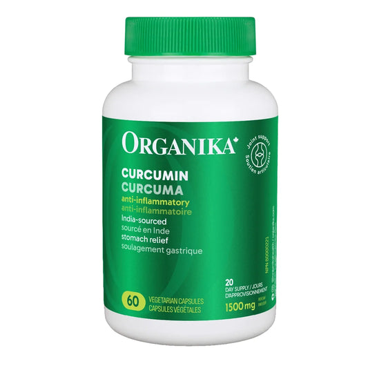 Organika Curcumin 1500mg 60 Veggie Caps