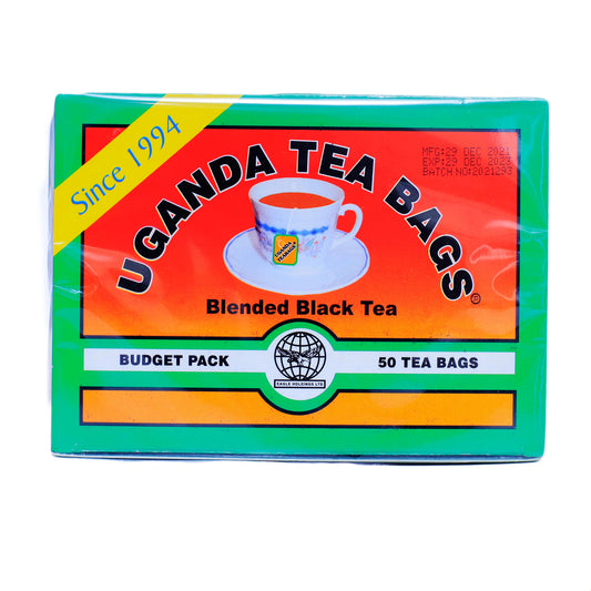 Uganda Tea Bags – Blended Black Tea (50 Bags)