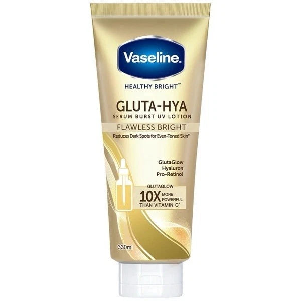 Vaseline Gluta-Hya Flawless Bright Serum Burst Body Lotion – 330ml